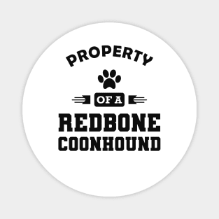 Redbone Coonhound Dog - Property of a redbone coonhound Magnet